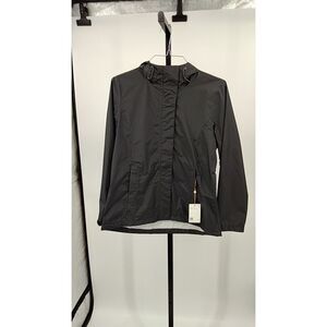 Quince Weatherproof Lightweight Rain Jacket Black Outerwear L